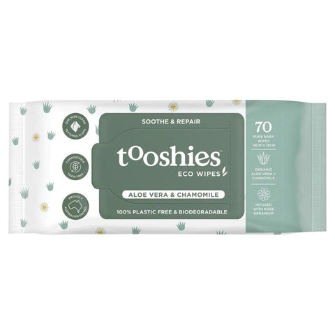 Tooshies by TOM - Aloe Vera and Chamomile Wipes (70 pack)