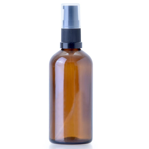 100ml Amber Glass Serum Pump Bottle