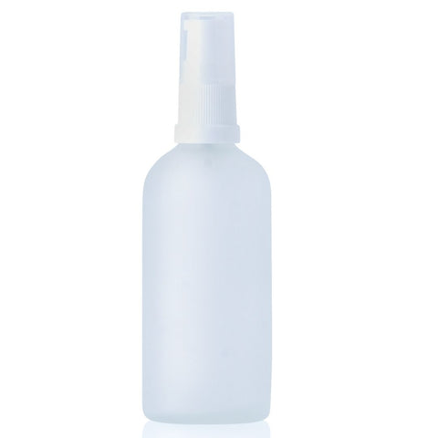 100ml Frosted Glass Serum Pump Bottle