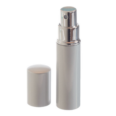 10ml Deluxe Silver-tone Misting Spray Bottle