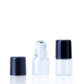 1ml Clear Glass Roller Bottle (Pk 5)