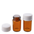2ml Amber Vials (with Orifice and White Lid)