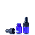 2ml Cobalt Blue Glass Dropper Bottle (Pk 5)