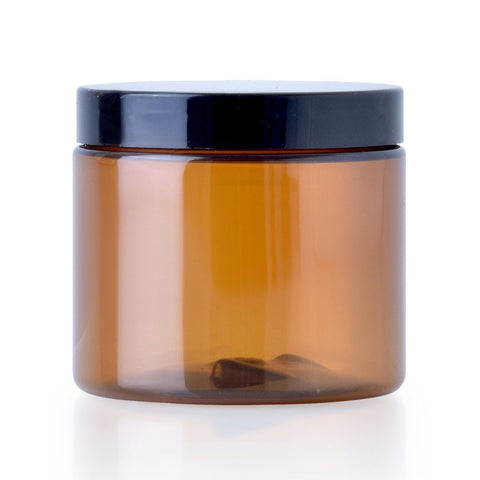 400g Amber PET Plastic Jar