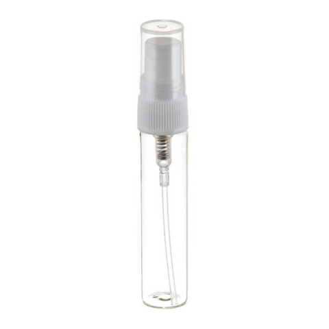 4ml Clear Glass Misting Spray Bottle (Pk 6)