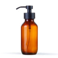 500ml Amber Glass Foamer Bottle (Matte Black Foamer)