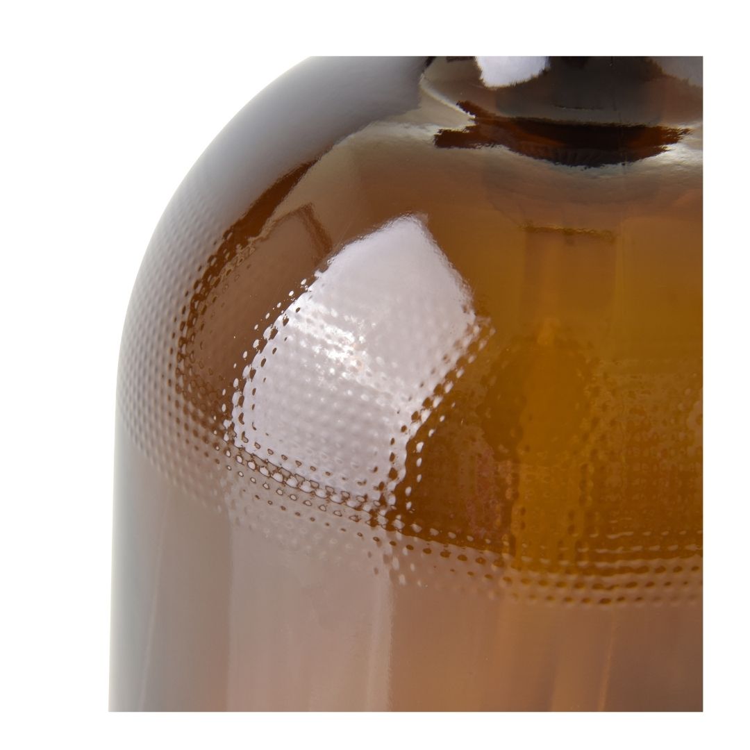 550ml Amber Glass Lotion Pump Bottle