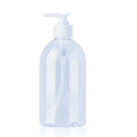 500ml Clear PET Plastic Lotion Pump Bottle