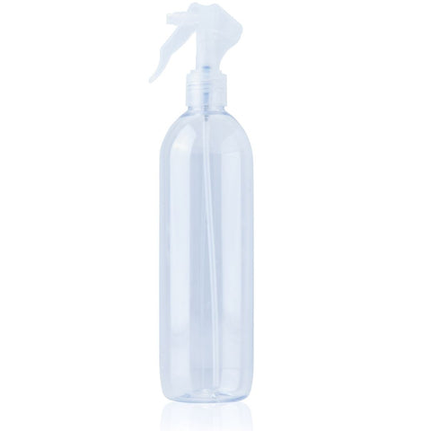 500ml Clear PET Plastic Spray Bottle (Tall Boston)