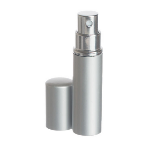 5ml Deluxe Silver-tone Misting Spray Bottle