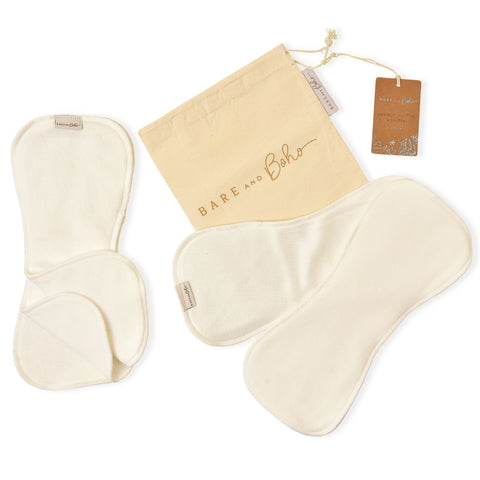 Bare and Boho - Reusable Bamboo Cotton Booster Pads (5 pack)