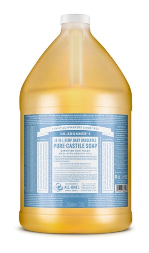 Dr Bronner's - Pure Castile Liquid Soap BABY UNSCENTED