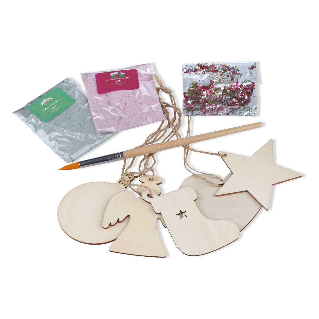 Eco Art & Craft - Paint Your Own Christmas Decorations Mini Kit