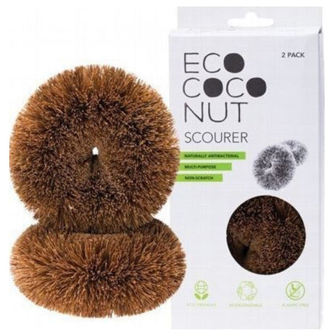 EcoCoconut Round Scourer (2 Pack)