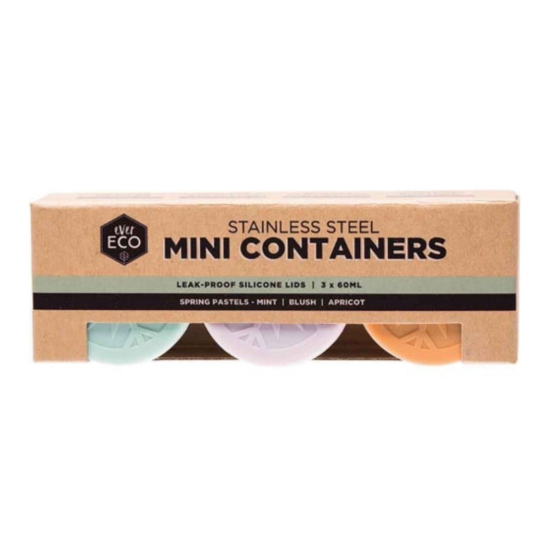 Ever Eco - Stainless Steel Mini Containers (3 Pack)