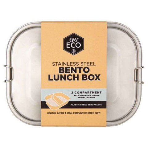 Ever Eco - Stainless Steel Bento Lunch Box 2 Compartments