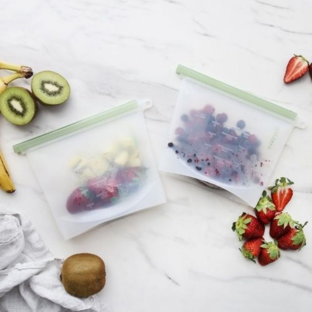 Ever Eco - Reusable Silicone Food Pouches (2 x 1L)