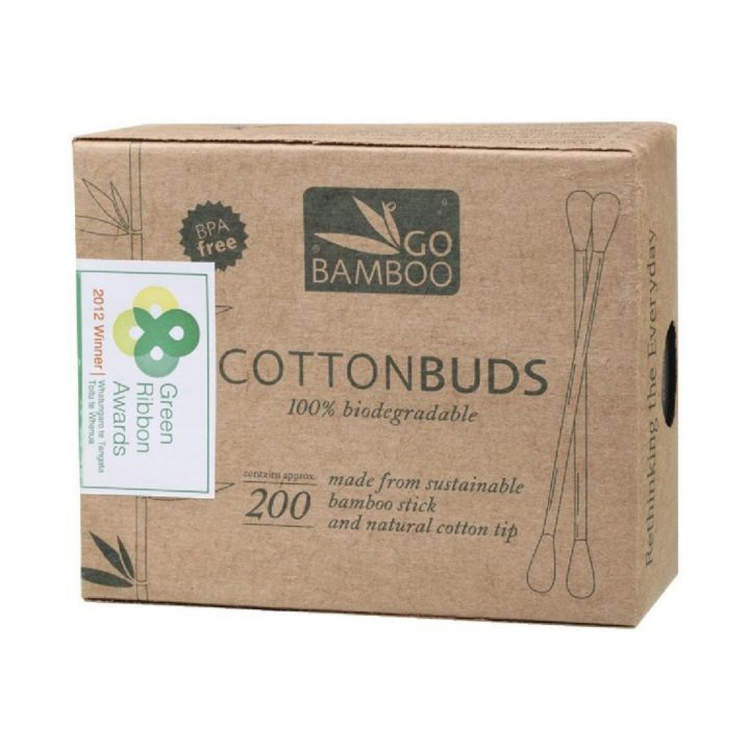 Go Bamboo Bamboo Cotton Buds (Pack 200)