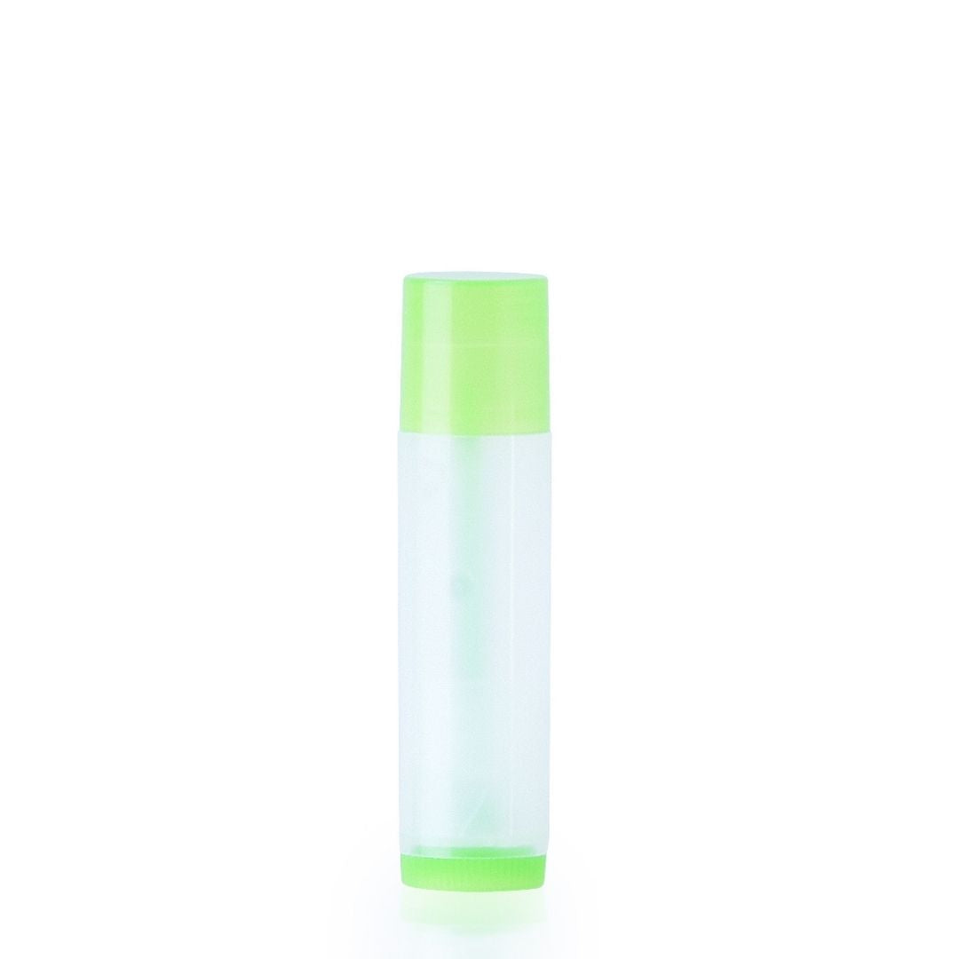 Lip Balm Tube - Green/Clear
