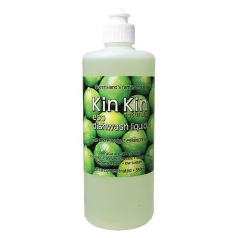 Kin Kin Naturals Dishwash Liquid – Lime and Eucalyptus Essential Oils