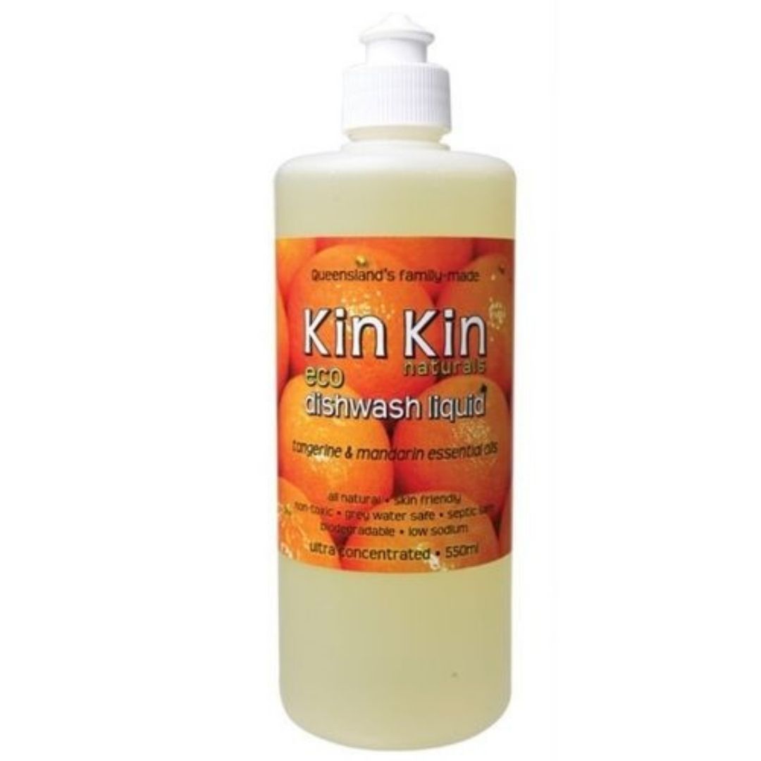 Kin Kin Naturals Dishwash Liquid – Tangerine and Mandarin Essential Oils