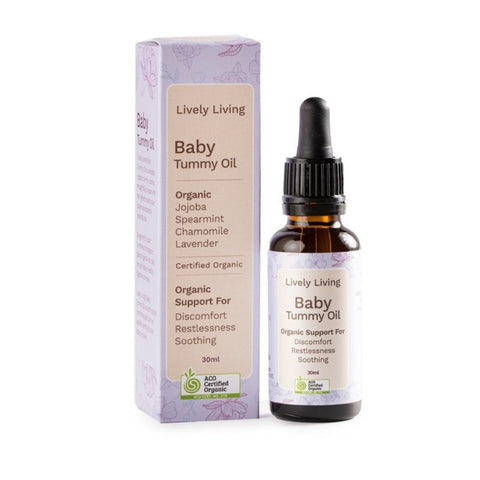 Lively Living Baby Tummy Oil Organic EXPIRY JUNE 2024