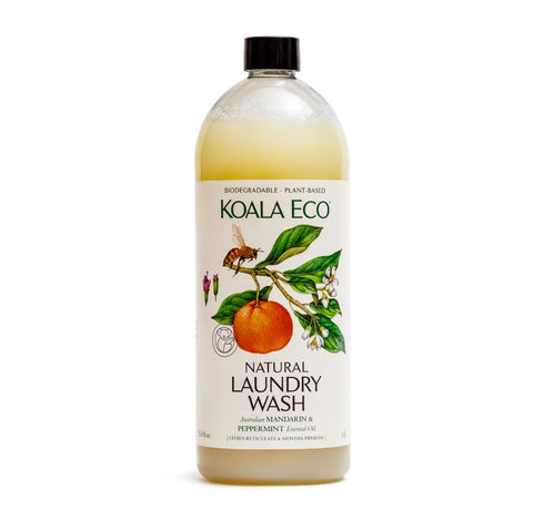 Koala Eco All Natural Laundry Liquid - Mandarin + Peppermint 1 Litre