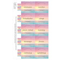 Label Lane Label Set - Pastel Sunset