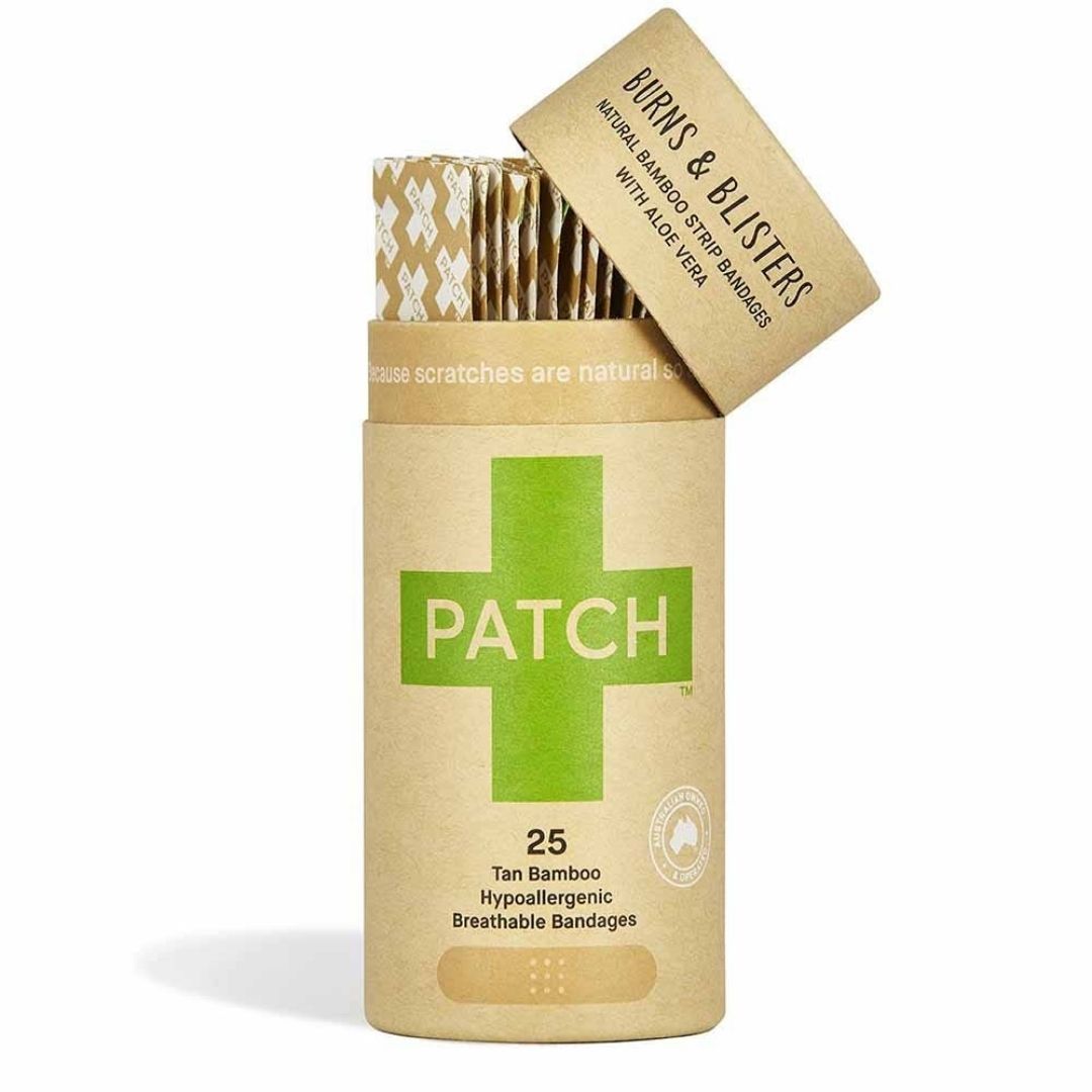 Patch Bamboo Strip Bandages with Aloe Vera - 25pk