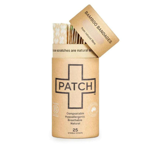 Patch Bamboo Strip Bandages Natural - 25pk