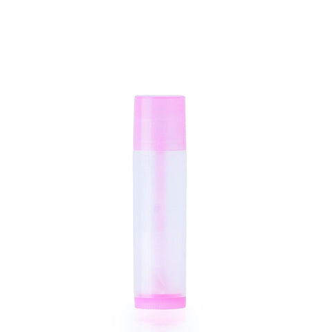 Lip Balm Tube - Pink/Clear