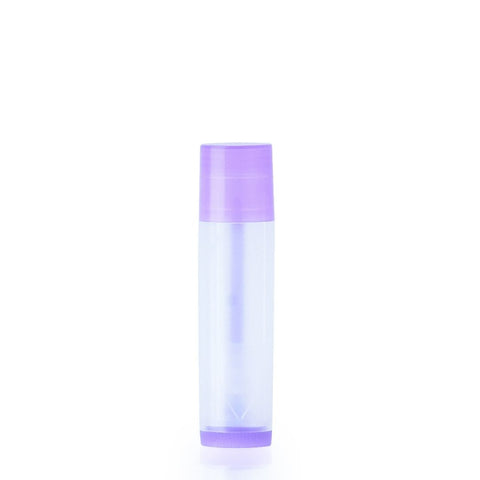 Lip Balm Tube - Purple/Clear