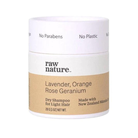 Raw Nature Dry Shampoo - Lavender, Orange & Rose (Light Hair)
