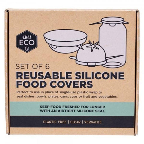 Ever Eco - Reusable Silicone Food Covers (Pack 6)