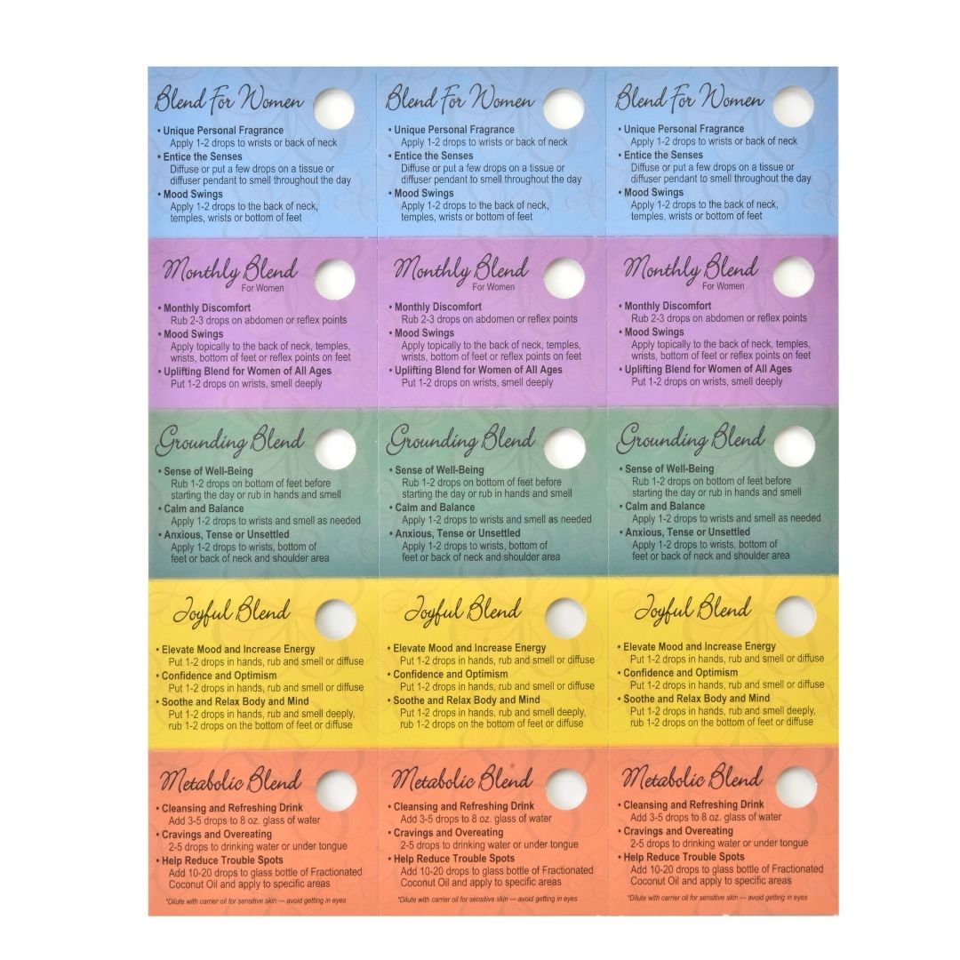 Blends for Women Sampling Cards – Natural Good Life