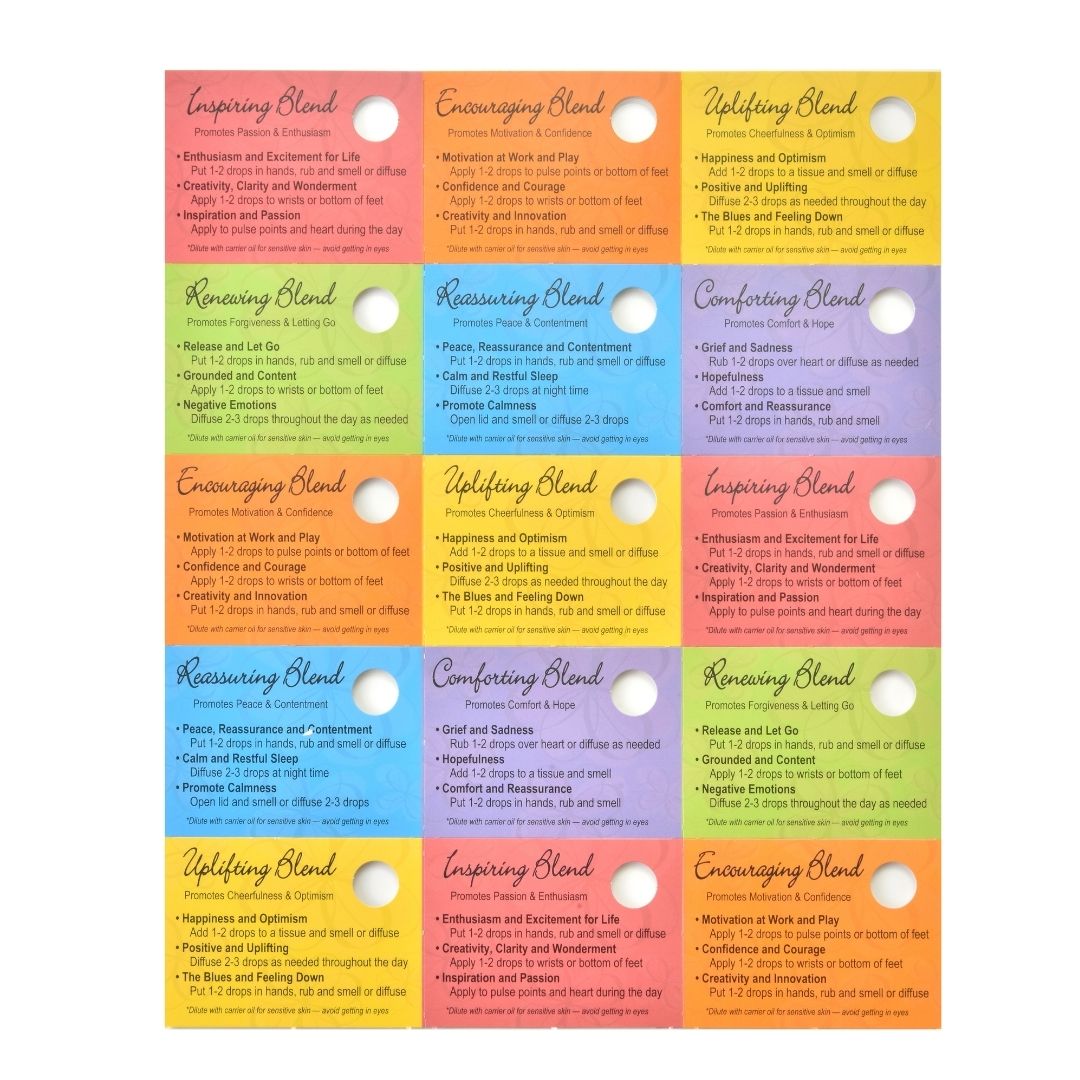 Emotional Blends Sampling Cards – Natural Good Life