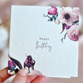Saskia Happy Birthday Plantable Greeting Card