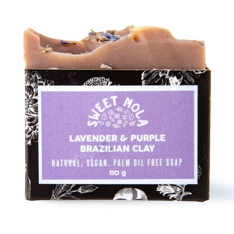 Sweet Nola - Lavender and Purple Brazilian Clay Bar Soap