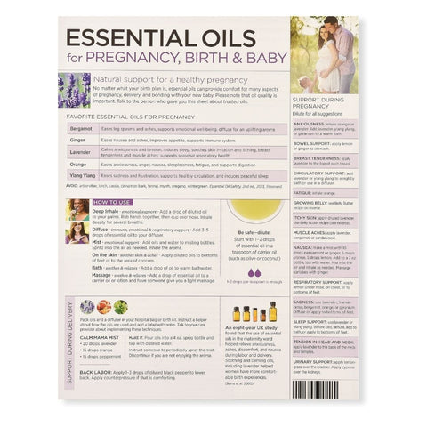Essential Oils for Pregnancy, Birth and Baby