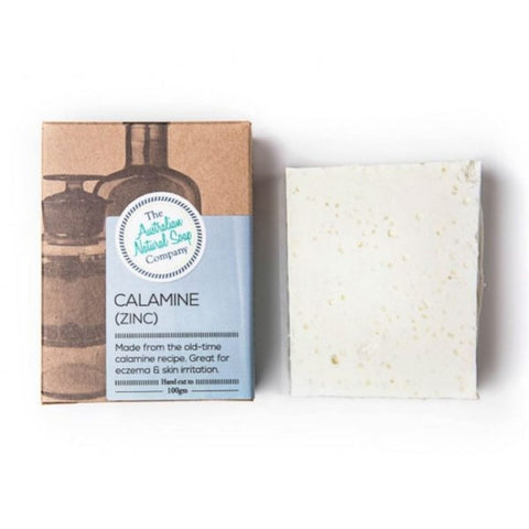 The Australian Natural Soap Company - CALAMINE (ZINC) Soap Bar