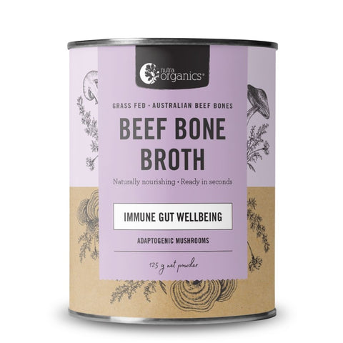 Nutra Organics - BEEF Bone Broth Adaptogenic MUSHROOM | 125g