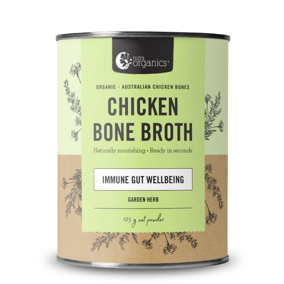 Nutra Organics - CHICKEN Bone Broth GARDEN HERB