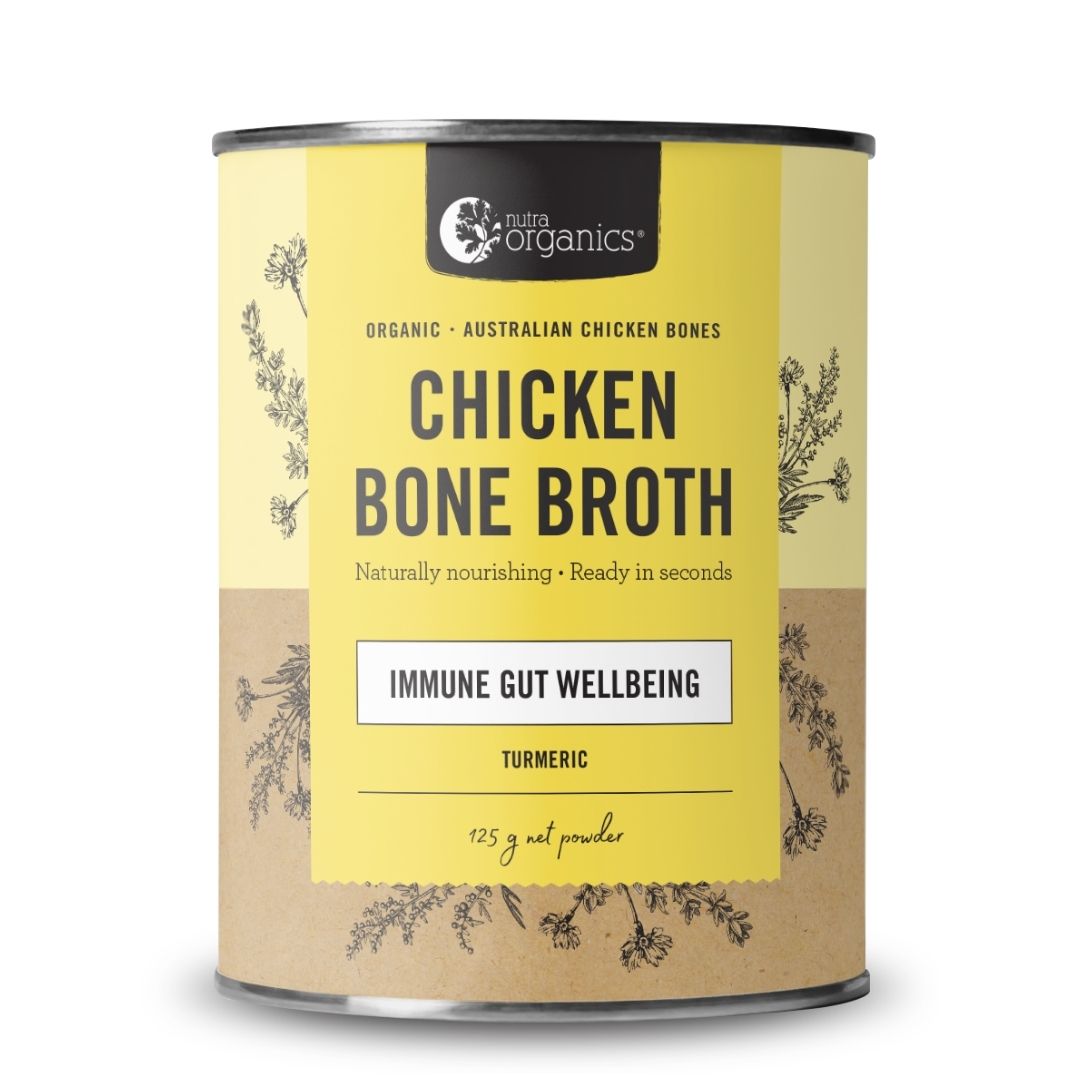Nutra Organics - CHICKEN Bone Broth TURMERIC