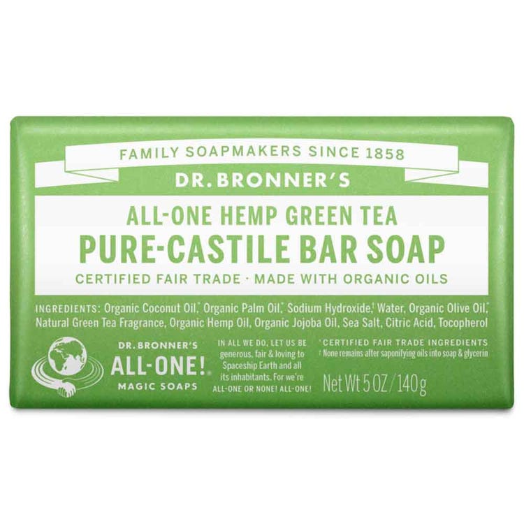 Dr Bronner's Original Bar Soap - Green Tea | 140g
