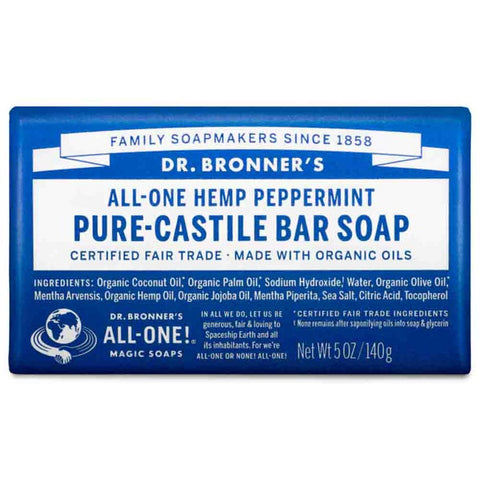 Dr Bronner's Original Bar Soap - Peppermint | 140g