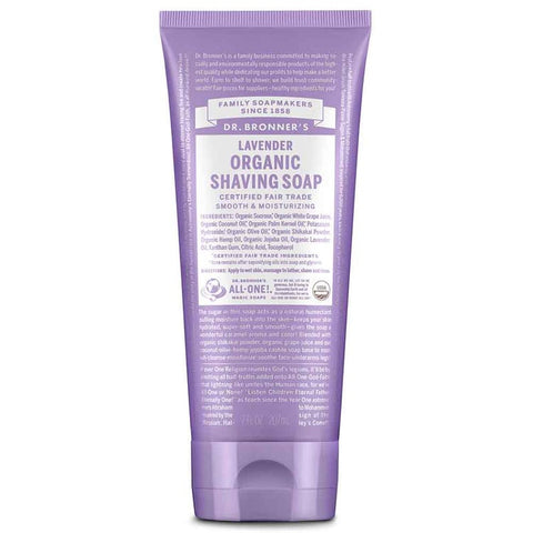 Dr Bronner's Organic Shaving Soap - Lavender | 207ml